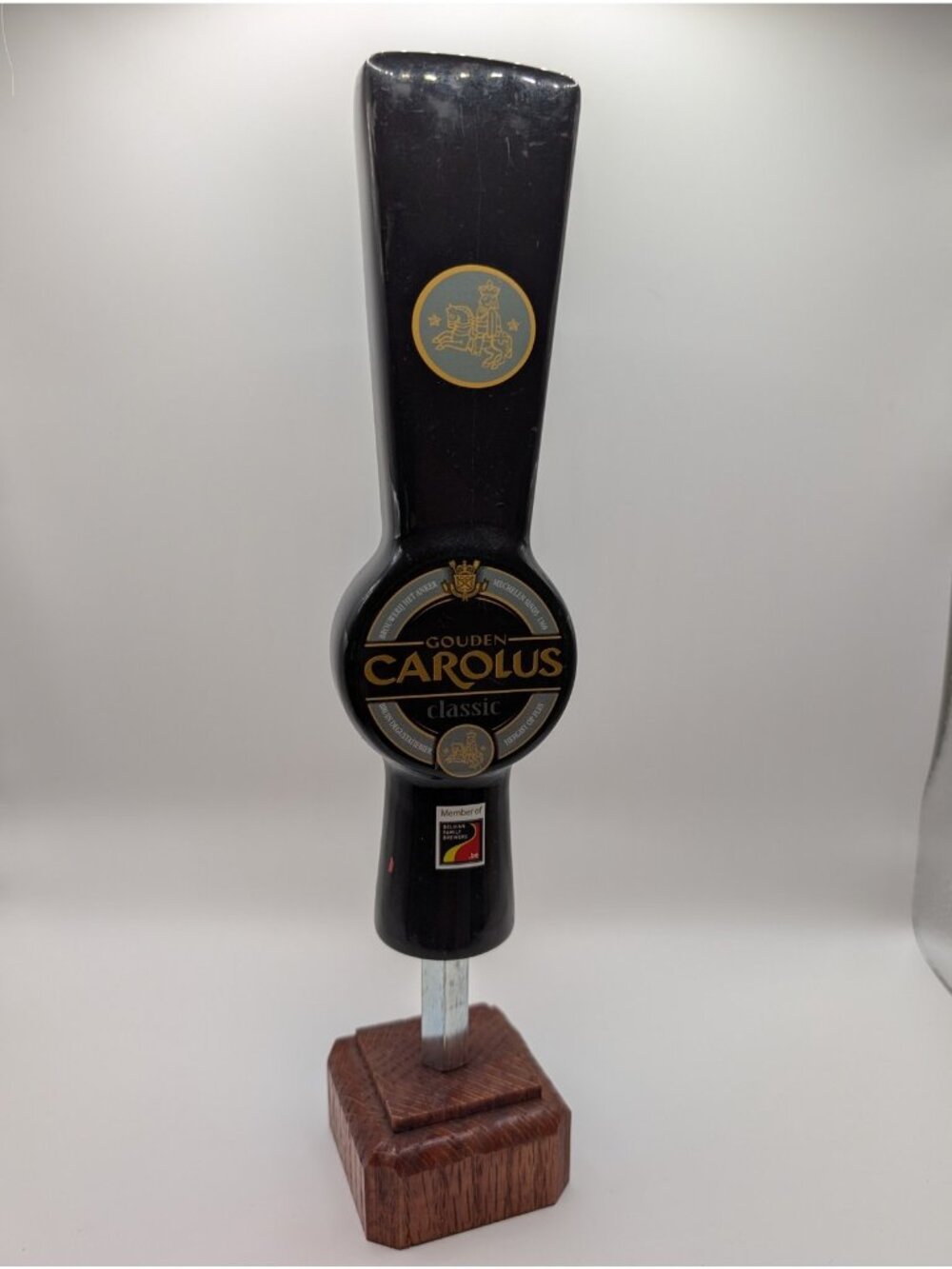 Gouden Carolus Classic Cuvee van de Keizer Belgian Beer Tap Handle RARE